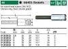מפתח גביע ה"ר "1/4-ראש אלן 5 ממ ארוך