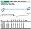 מפתח טבעת כפול TORX פנימי זוית 75 מעלות ,E 8 X E10