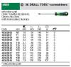 מברג בעל ידית 3 קומפוננטות, קצה טורקס עם חור TORX T 06